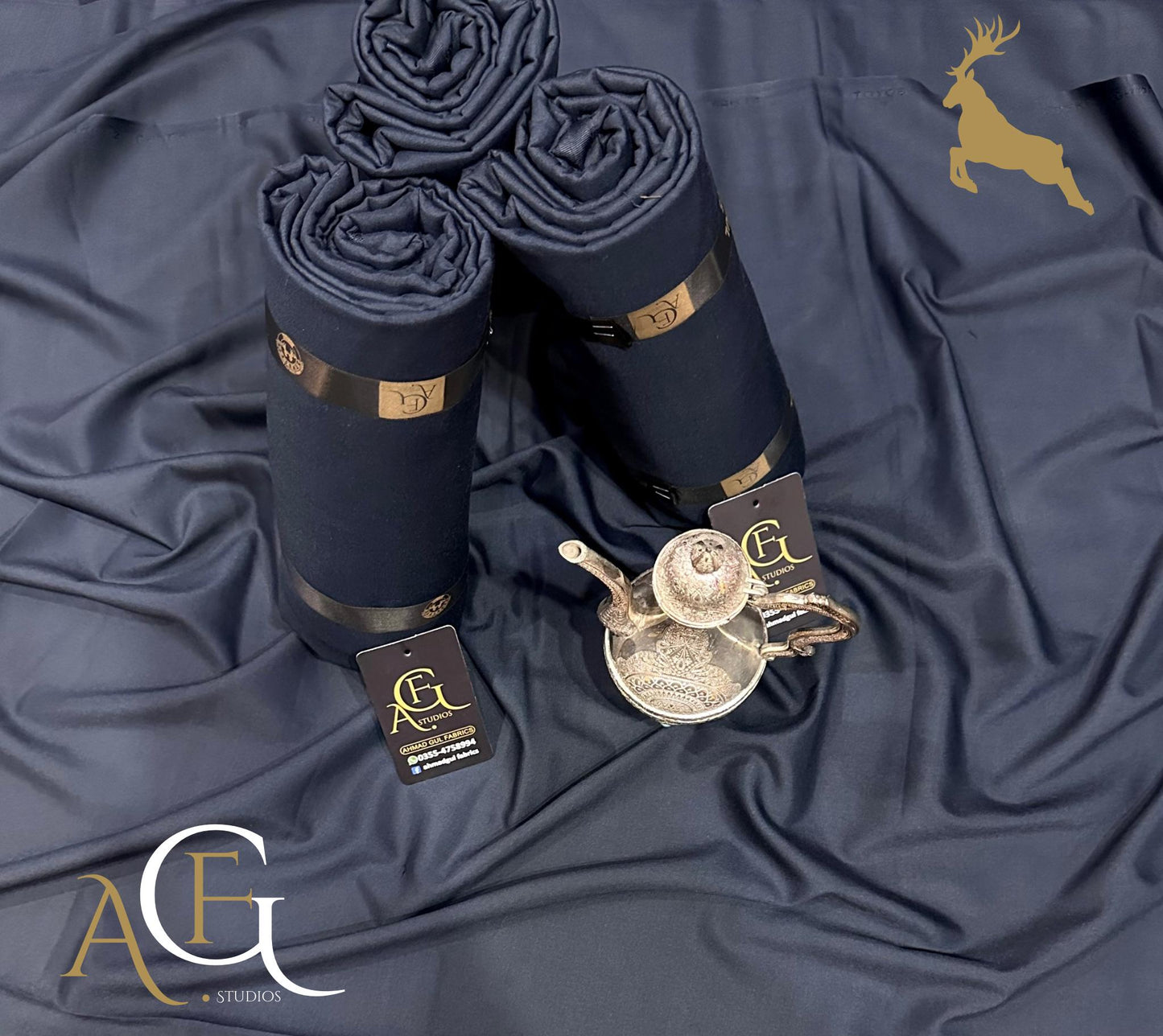 PREMIUM MUGHALAI BOSKI (GREYISH DARK ZINK)