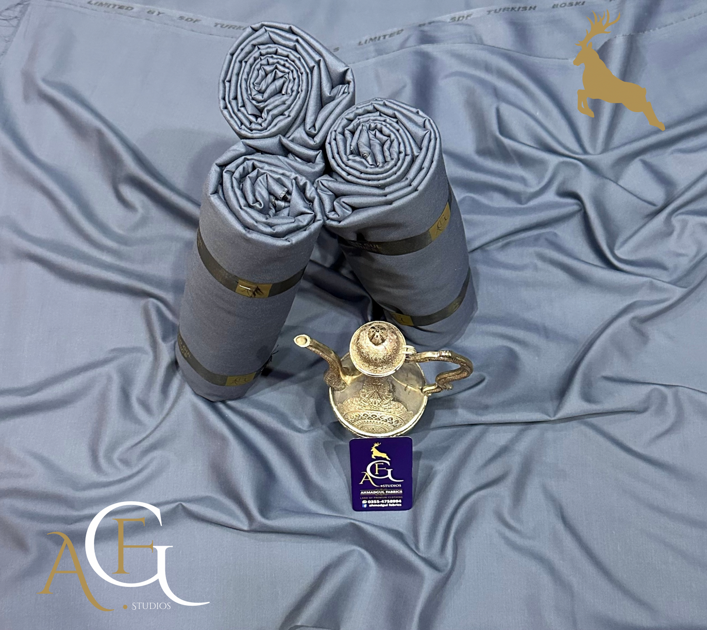 PREMIUM MUGHALAI BOSKI (SILVER GREY)