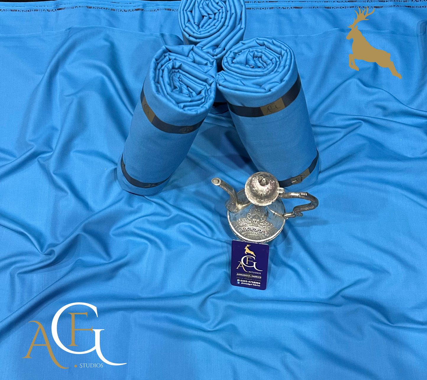 PREMIUM MUGHALAI BOSKI (RICH SKY BLUE)