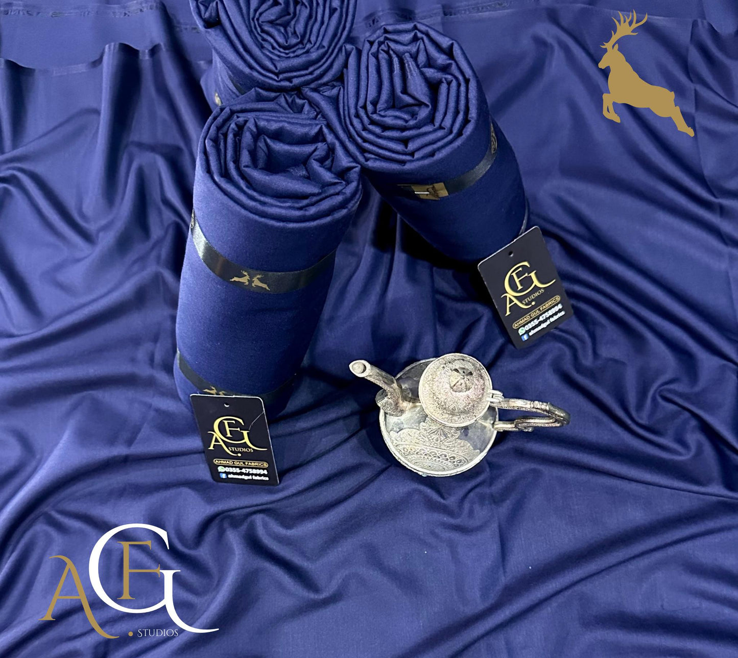 PREMIUM MUGHALAI BOSKI (NAVY BLUE)