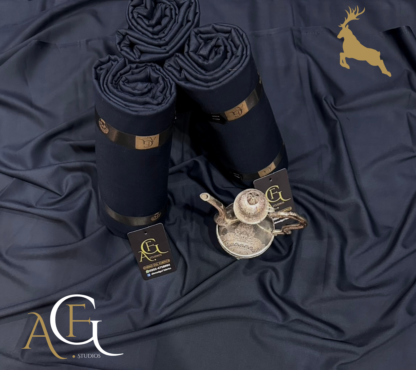 PREMIUM MUGHALAI BOSKI (DARK GREY SURMAYE)
